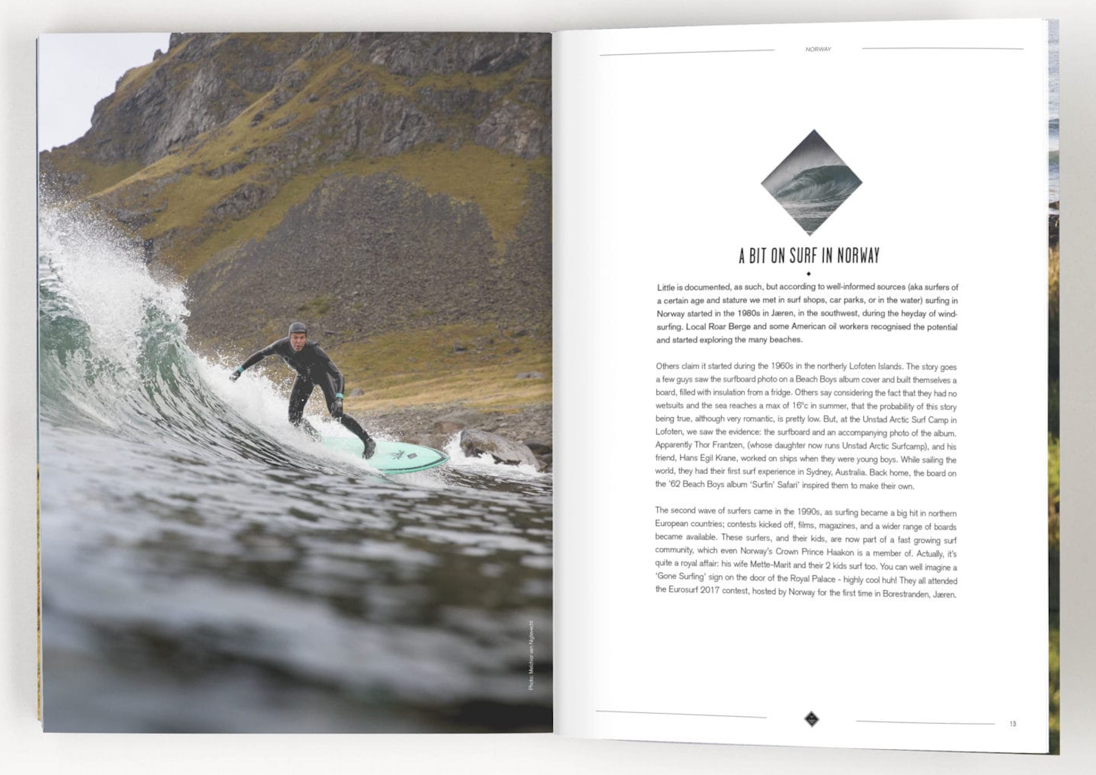 Muestra interior guia de surf y viajes Noroeste de Europa