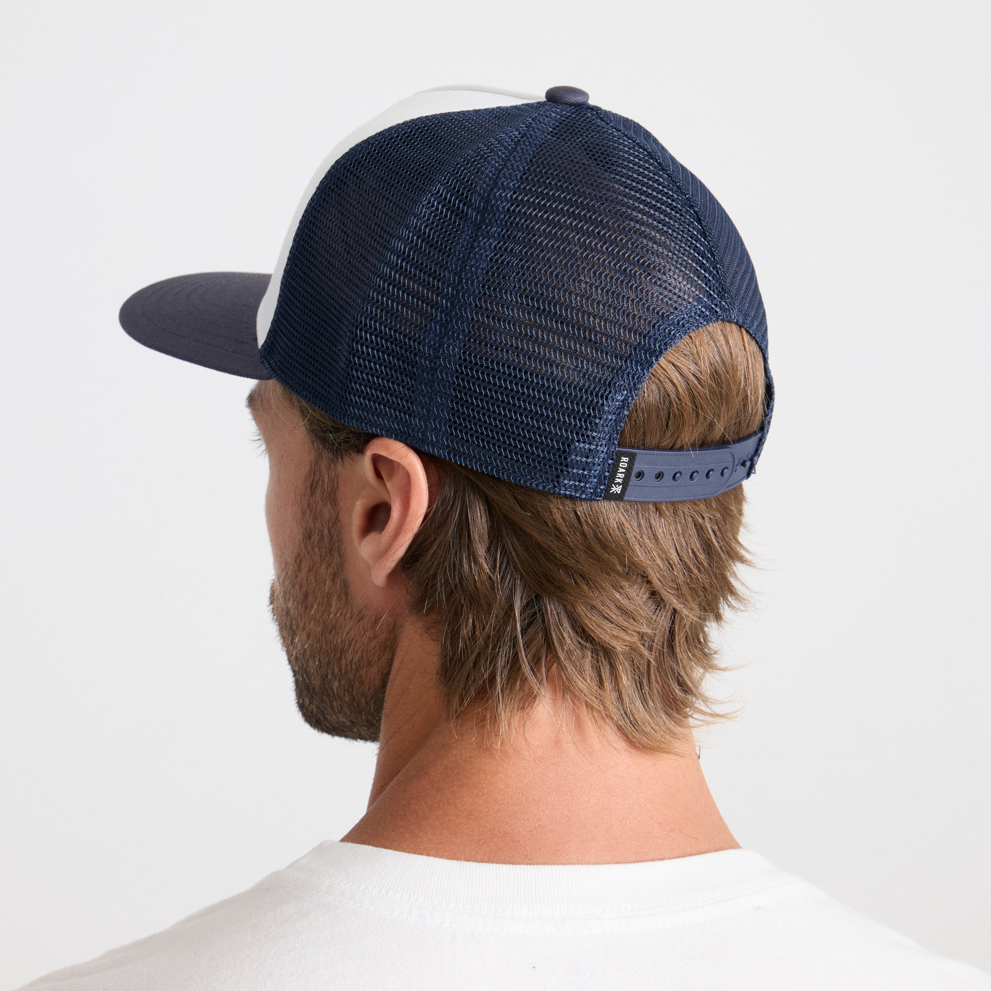 JOCKEY STATION TRUCKER WHITE/NAVY