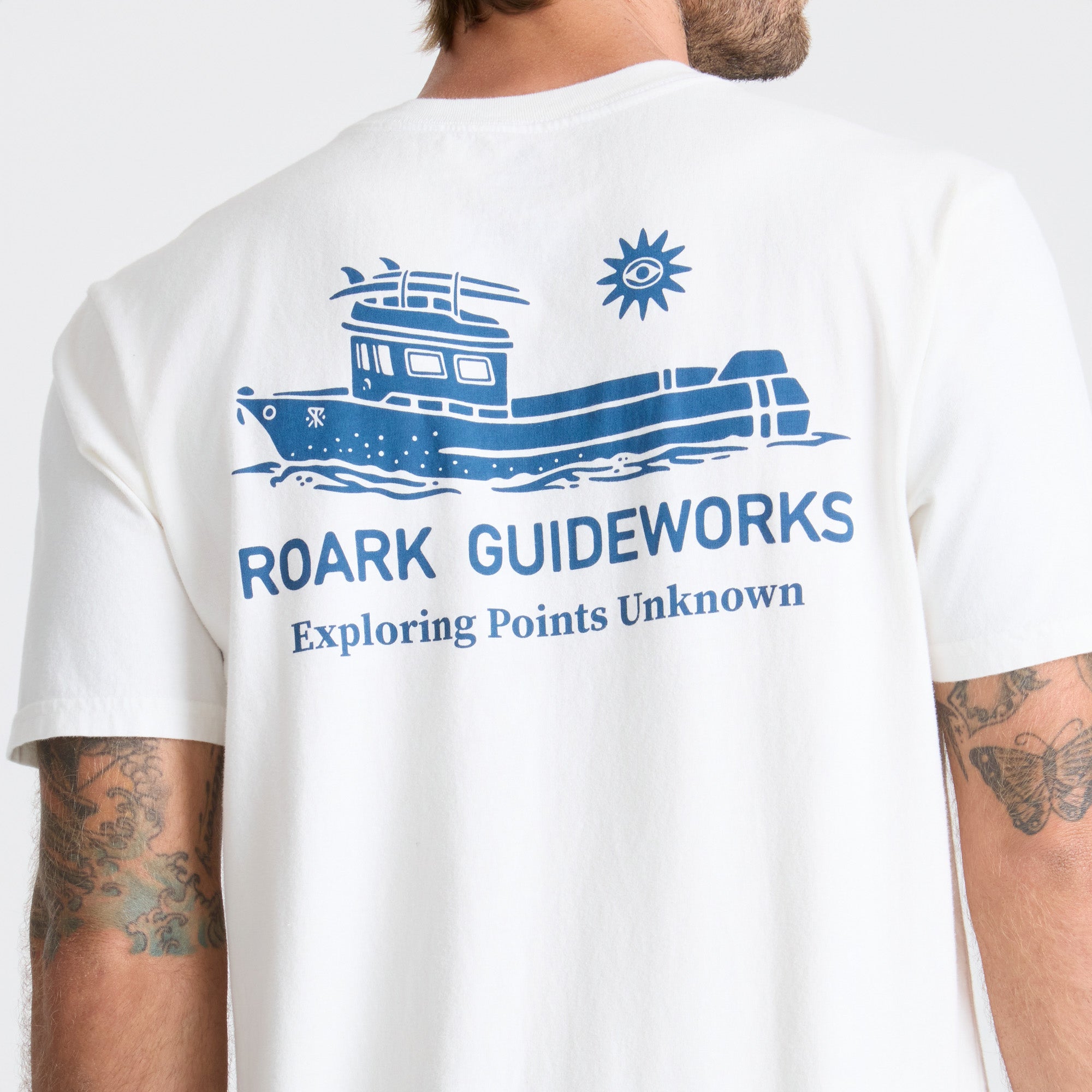 POLERA PREMIUM GUIDEWORKS POCKET OFF WHITE