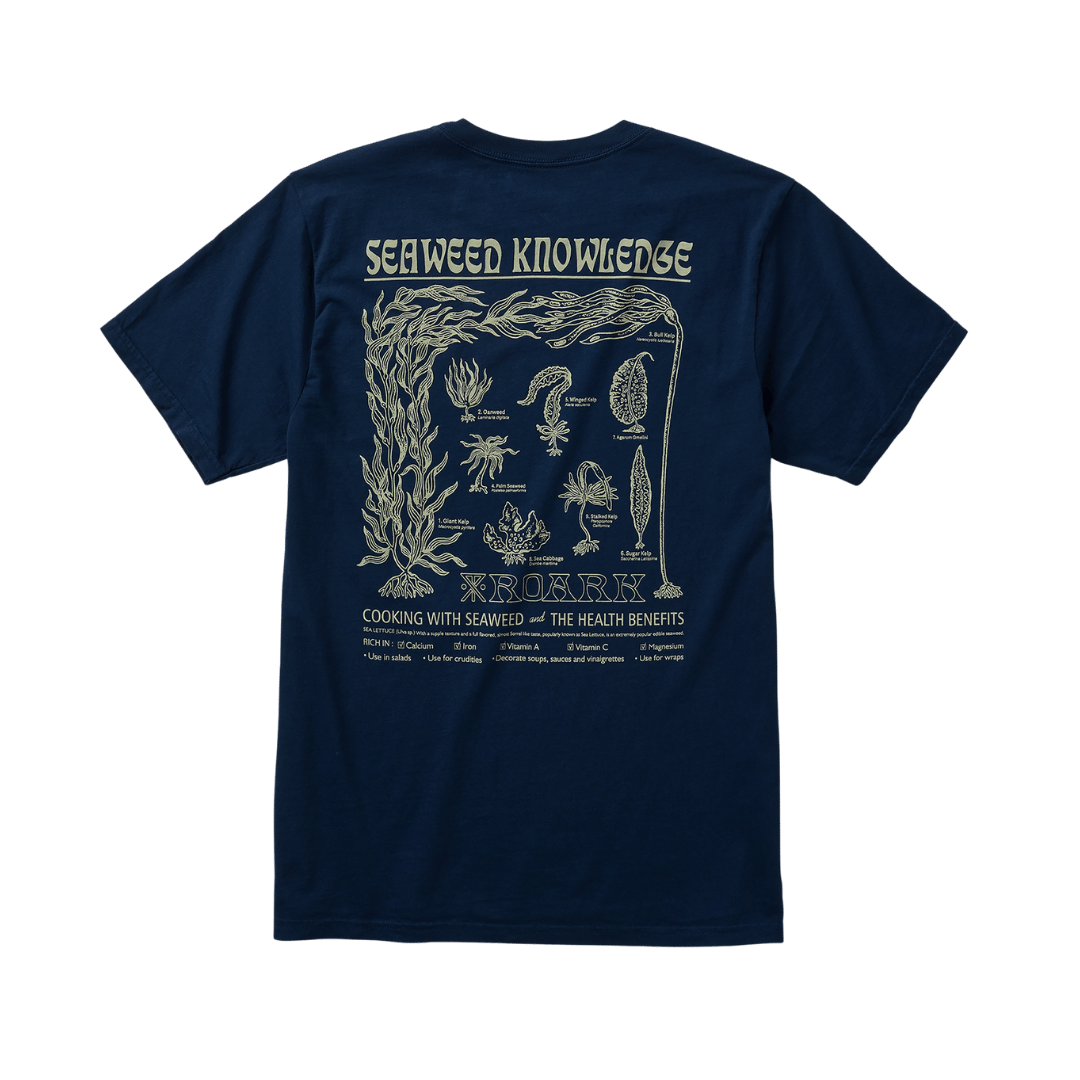 POLERA PREMIUM SEAWEED KNOWLEDGE NAVY