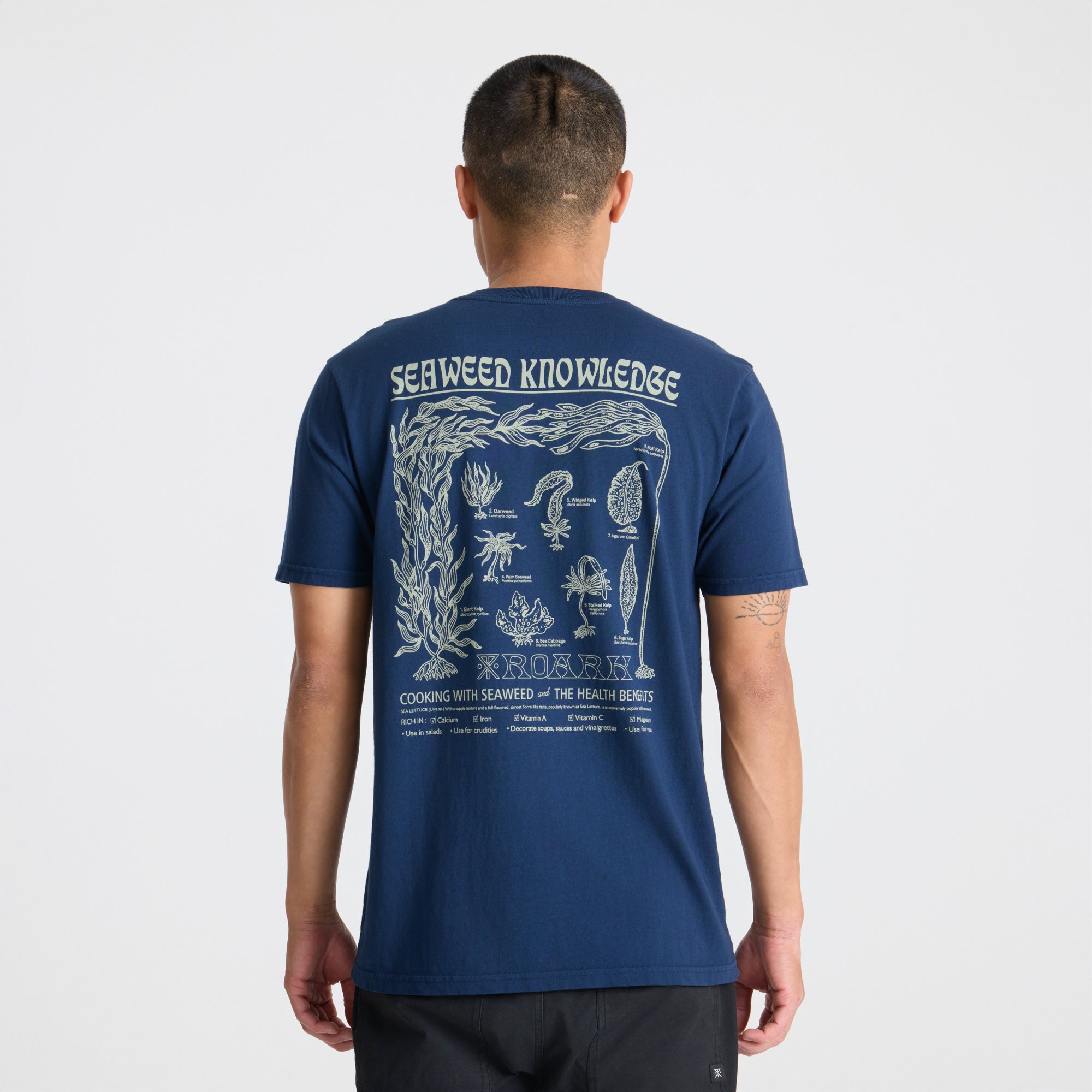 POLERA PREMIUM SEAWEED KNOWLEDGE NAVY