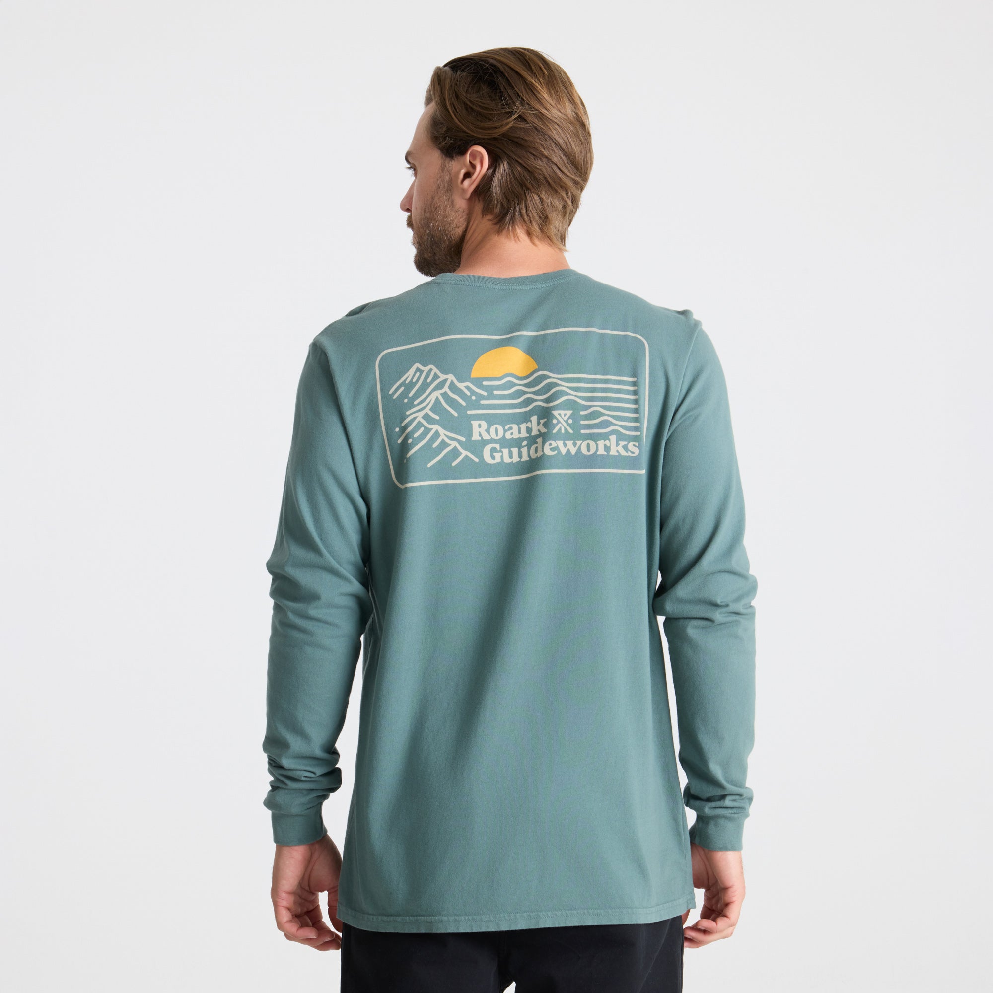 POLERA PREMIUM EARTH & SEA MANGA LARGA GREEN