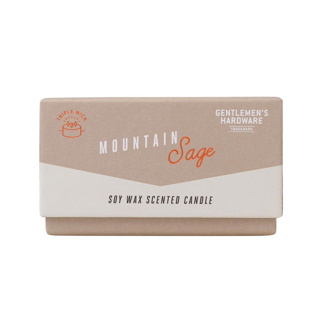 GENTLEMEN´S HARDWARE VELA AROMATICA CERA DE SOYA SALVIA DE MONTAÑA