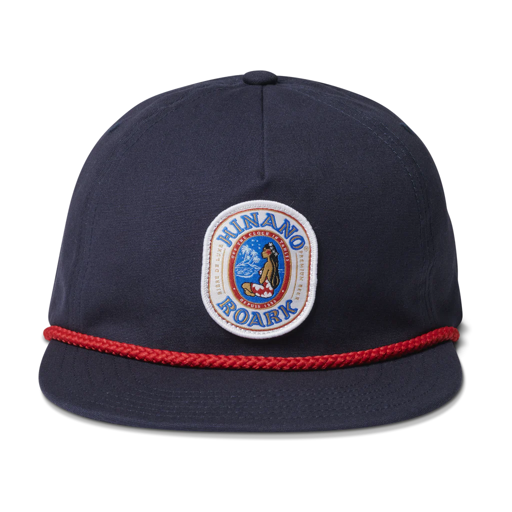 Jockey 5 panel color azul oscuro "Hinano".