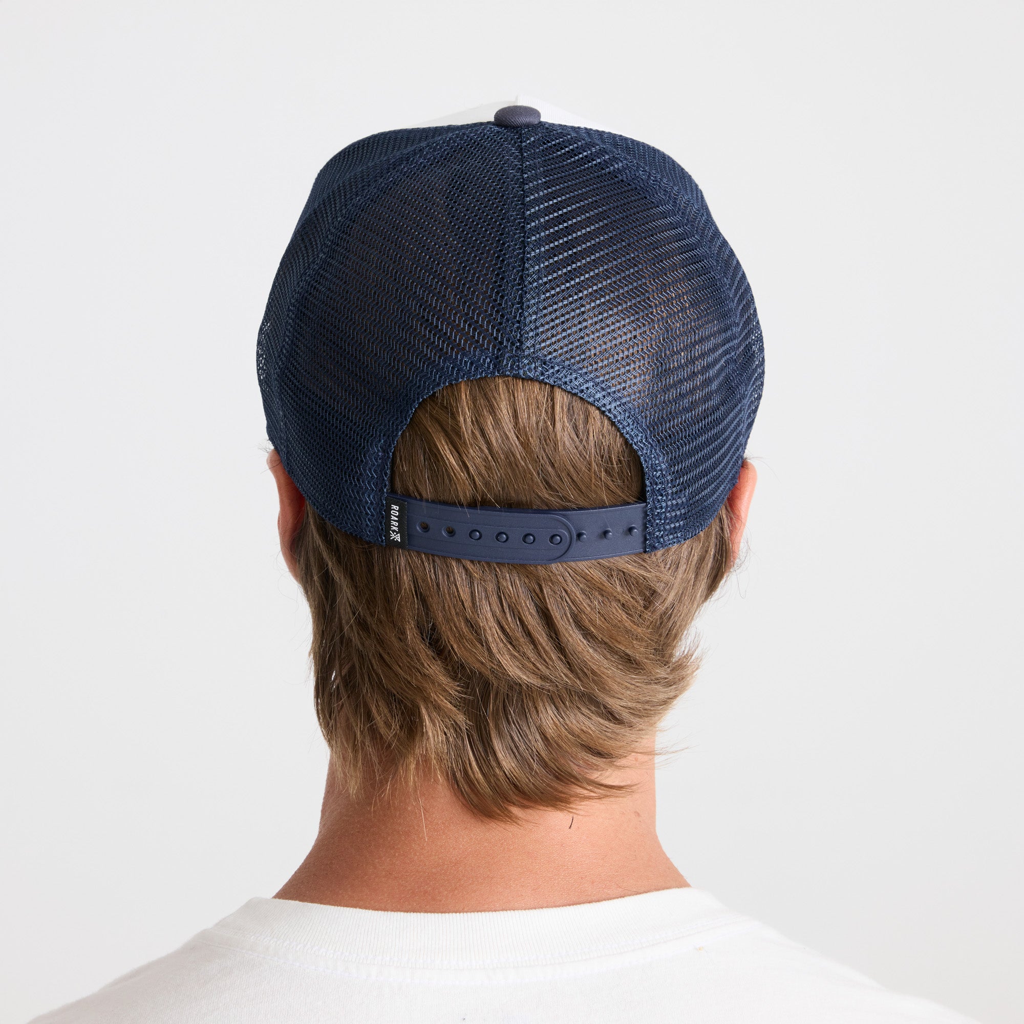 JOCKEY STATION TRUCKER WHITE/NAVY
