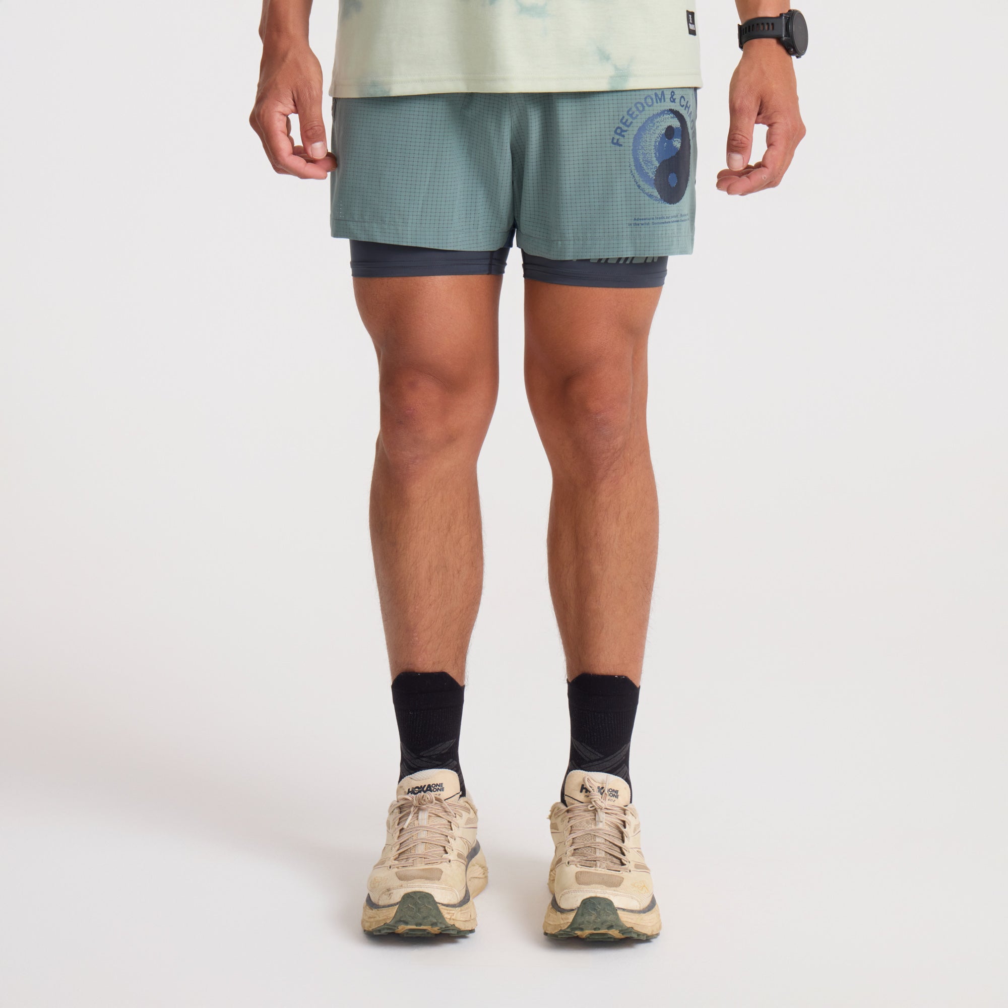 SHORT BOMMER 3.5" SLATE GREEN