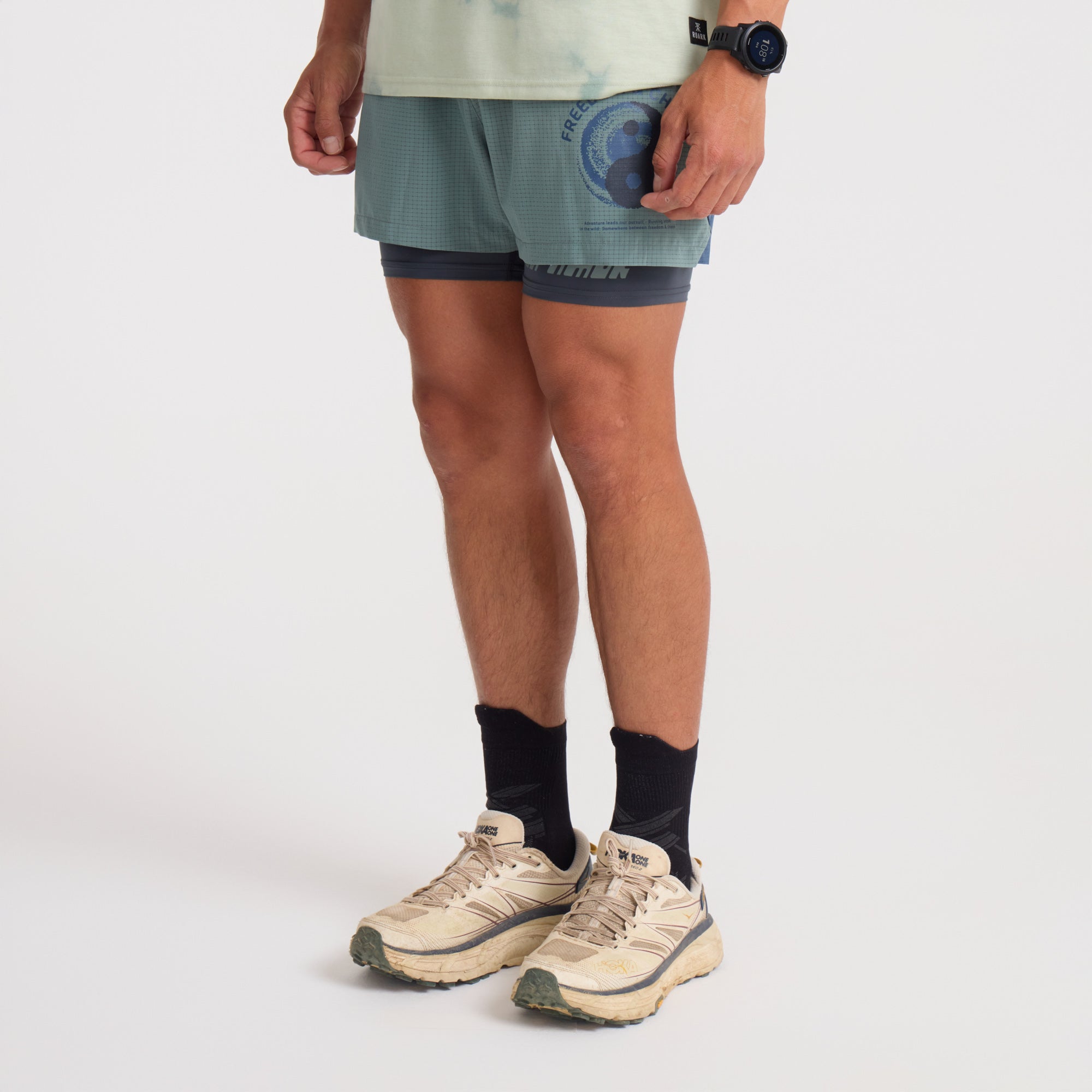 SHORT BOMMER 3.5" SLATE GREEN