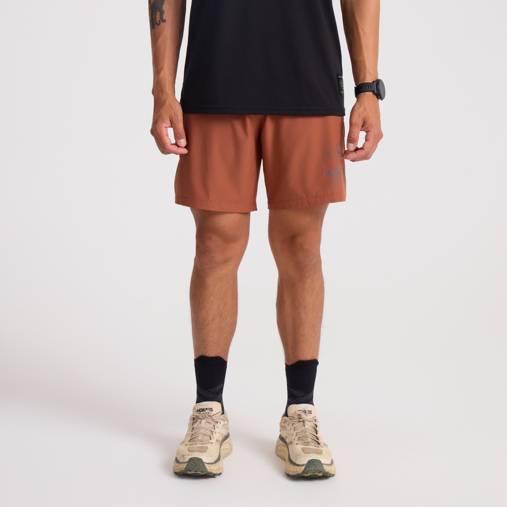SHORT BOMMER 2.0 7" BURNT ORANGE