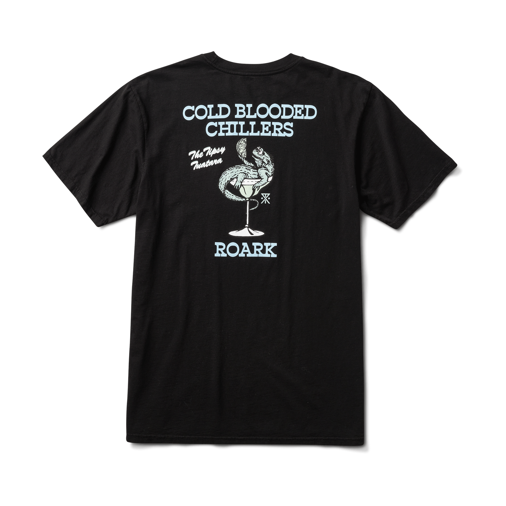 Polera color negro con diseño trasero "Cold Blooded Chillers".