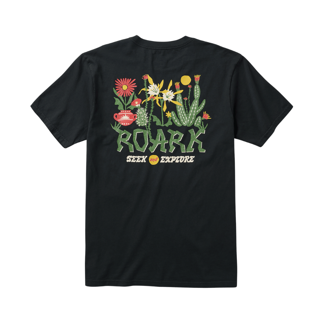 POLERA PREMIUM CACTUS GARDEN BLACK
