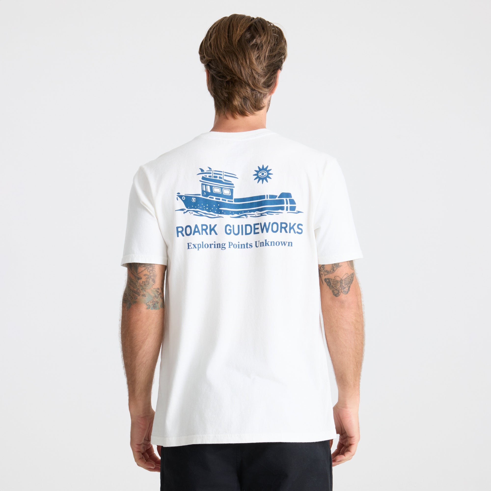 POLERA PREMIUM GUIDEWORKS POCKET OFF WHITE