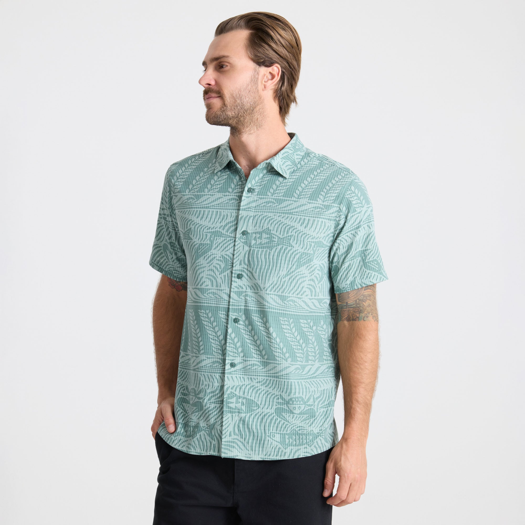 CAMISA BLESS UP SLATE GREEN