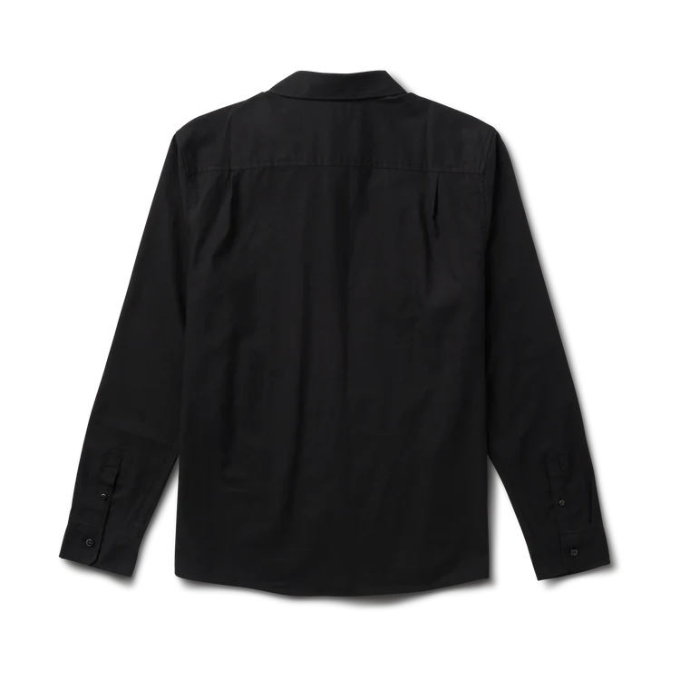 CAMISA SCHOLAR STRETCH MANGA LARGA BLACK