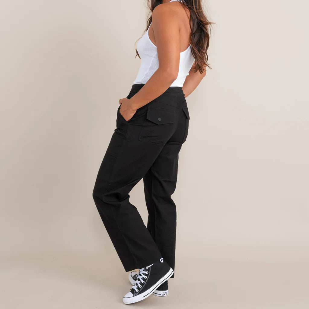 PANTALON LAYOVER BLACK